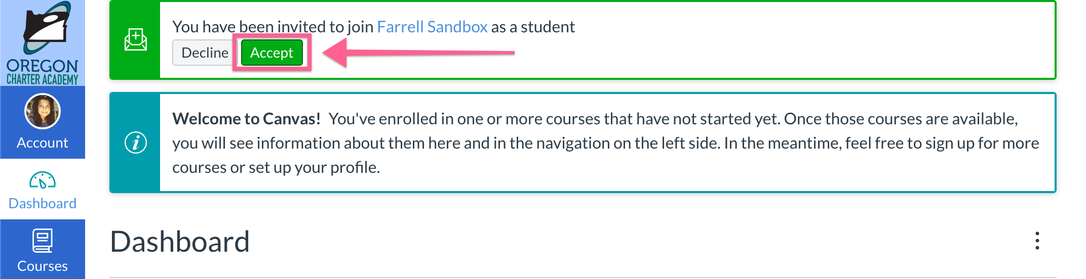 A course that I am enrolled in is missing from my Canvas Dashboard