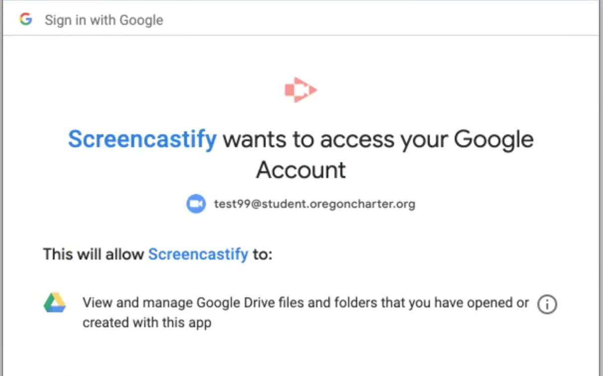 screencastify videos not playing in chrome