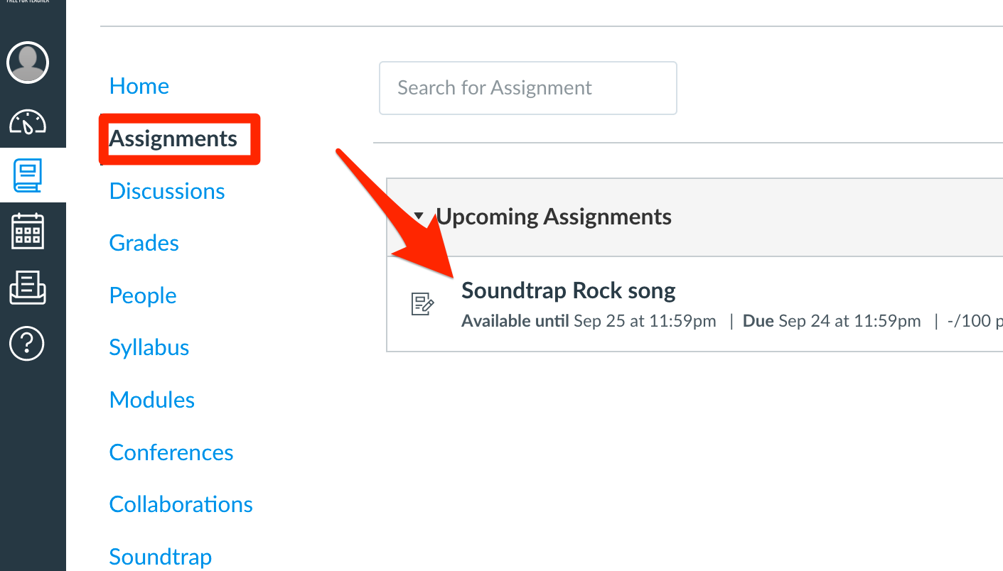 Creating assignments in canvas picture