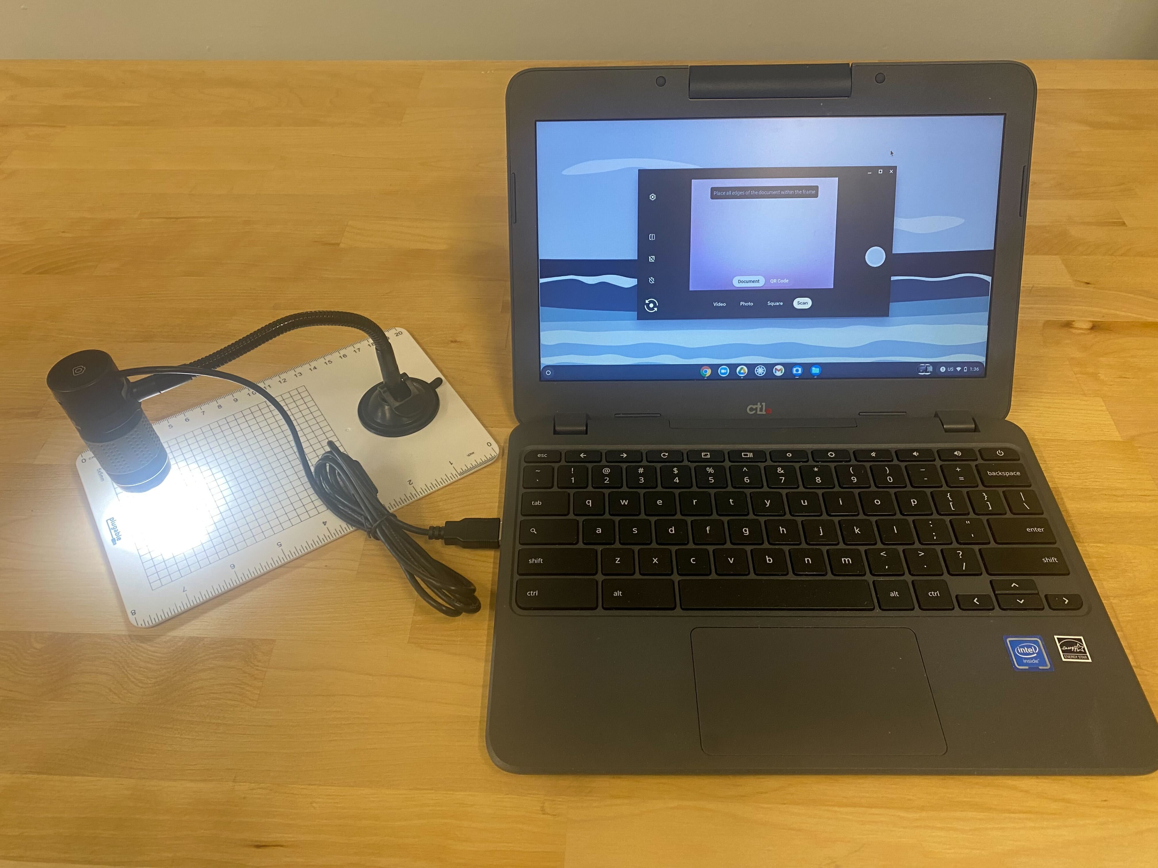 How to plug in and use Digital Scopes SYS Education Oregon Charter Academy